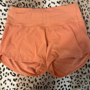 Lululemon Athletica Coral Athletic Shorts